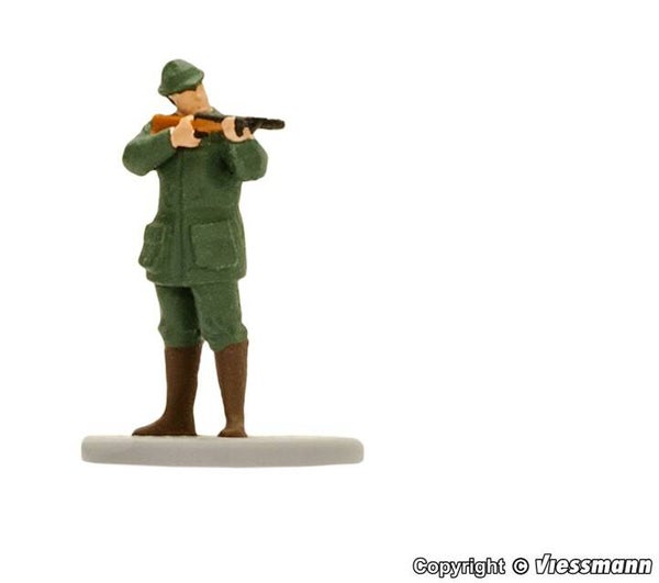 Viessmann 1529 H0 Jäger mit Gewehr und Mündungsfeuer