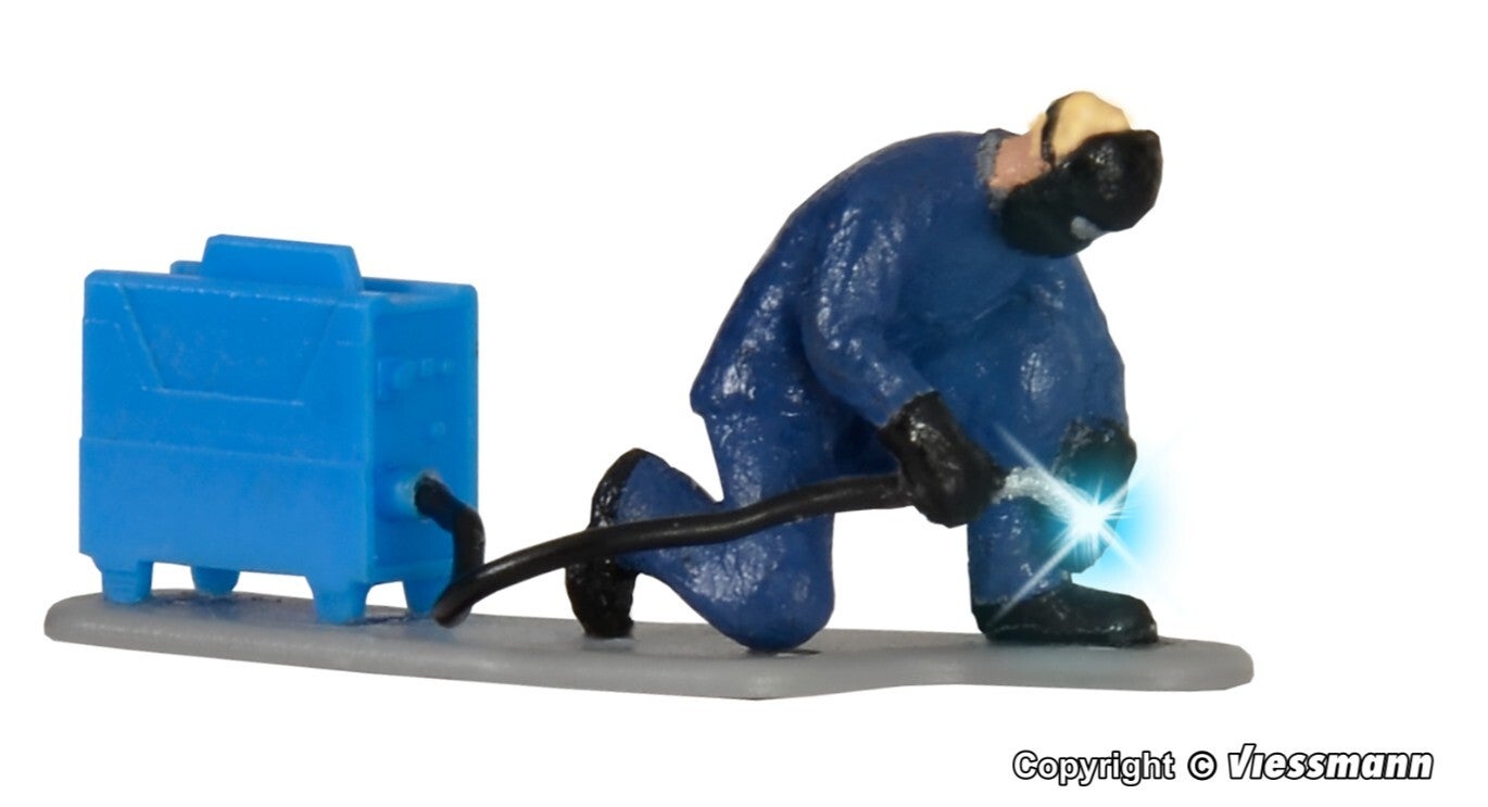 Viessmann 1538 H0 Schweißer mit flackerndem Schweißlicht