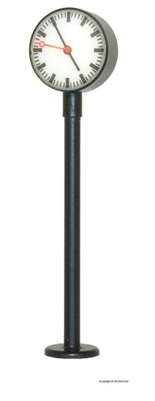 Viessmann 1880 N Beleuchtete Bahnsteiguhr, LED weiß