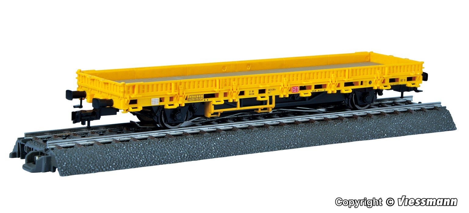 Viessmann 2316 H0 Niederbordwagen mit Antrieb, gelb
