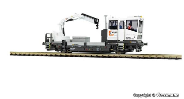 Viessmann 2630 H0 ROBEL Gleiskraftwagen 54.22 SERSA Version mit motorisch bewegtem Kran