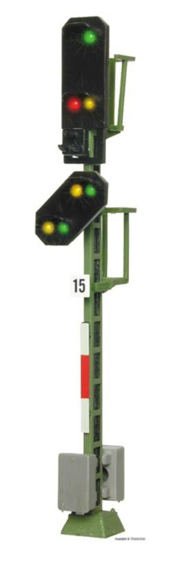 Viessmann 4015 H0 Licht-Einfahrsignal mit Vorsignal