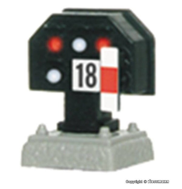 Viessmann 4018 H0 Licht-Sperrsignal, nieder