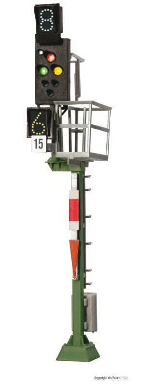 Viessmann 4045 H0 Ks-Mehrabschnittssignal als Einfahrsignal mit Multiplex-Technologie