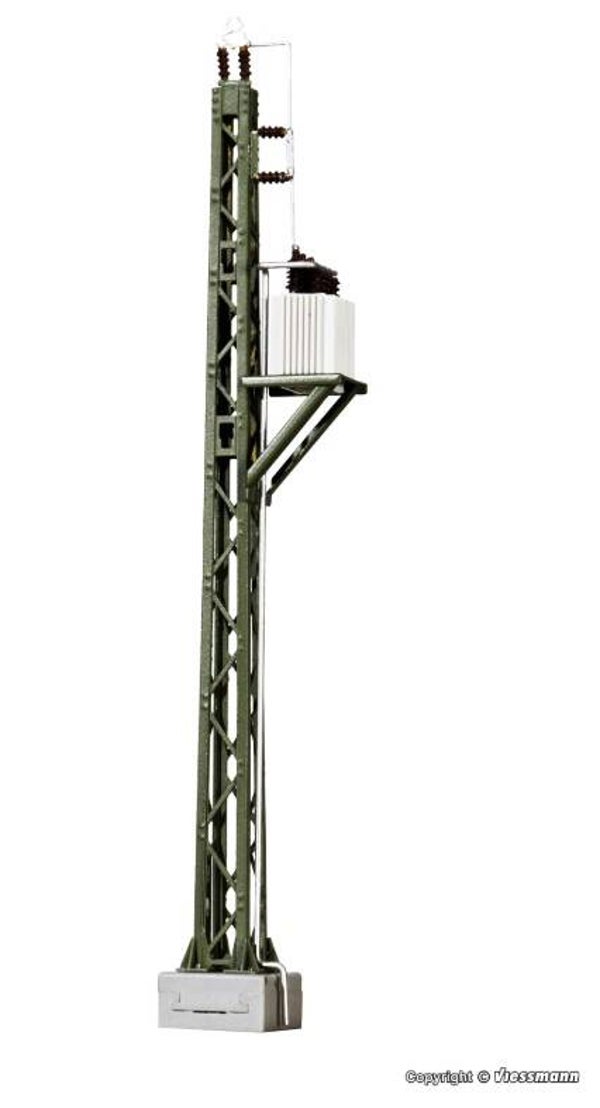 Viessmann 4105 H0 Oberleitungstrafo-Set inkl. Mastkonsole
