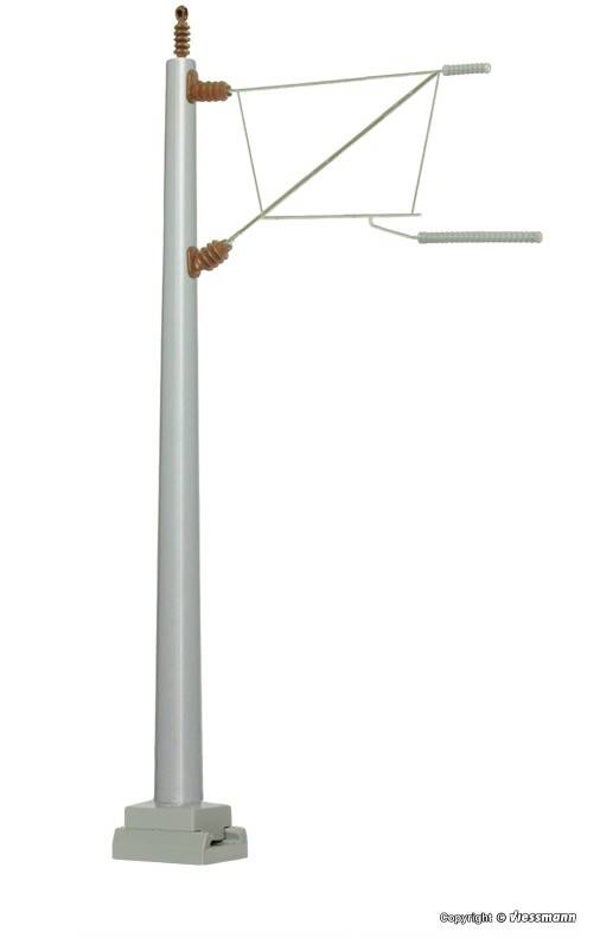 Viessmann 4108 H0 Betonmast mit Kurzausleger für Neubaustrecken