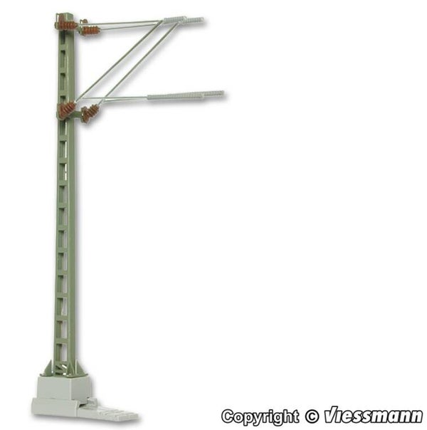 Viessmann 4113 H0 Streckenmast mit Doppelausleger