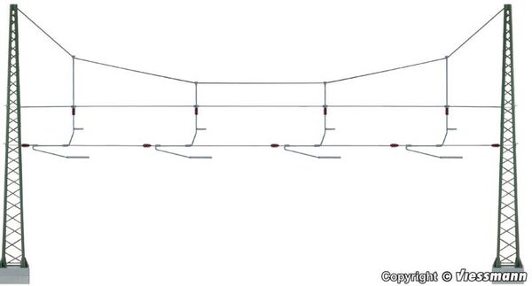 Viessmann 4163 H0 Quertragwerk über 4 Gleise