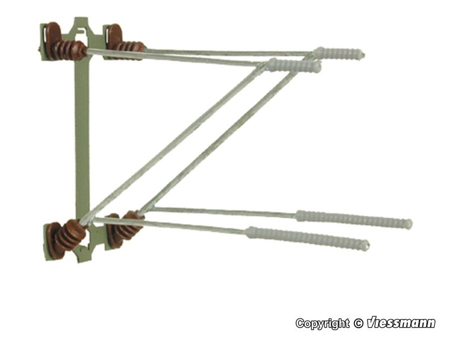 Viessmann 4172 H0 Doppelausleger, 5 Stück