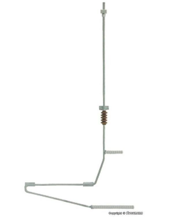 Viessmann 4177 H0 Halteelement für Quertragwerk, 3 Stück