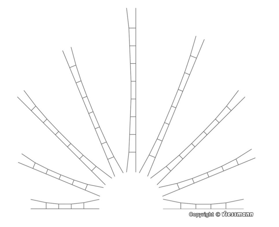 Viessmann 4258 TT Universal-Fahrdraht 261 – 290 mm, 5 Stück