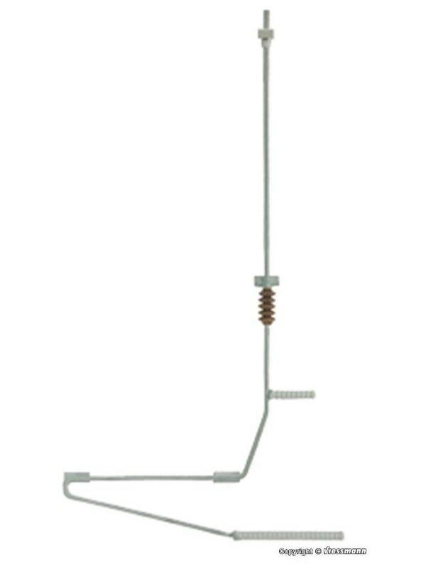 Viessmann 4277 TT Halteelement für Quertragwerk, 3 Stück