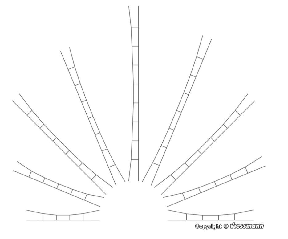 Viessmann 4354 N Universal-Fahrdraht 130 – 147 mm, 5 Stück