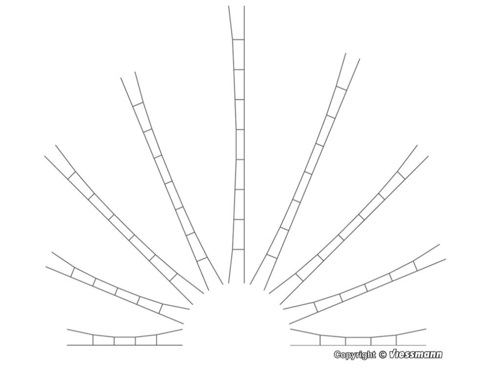 Viessmann 4355 N Universal-Fahrdraht 147 – 163 mm, 5 Stück