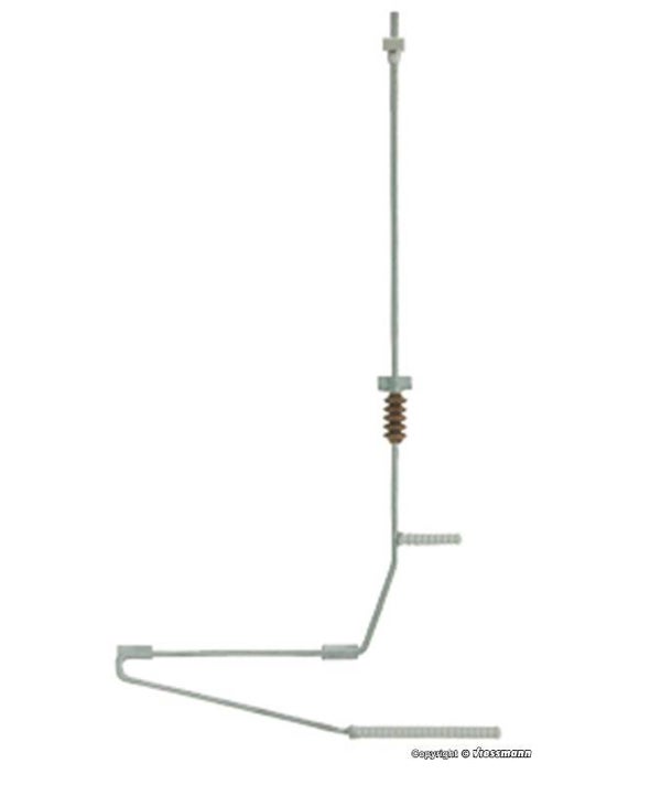 Viessmann 4377 N Halteelement für Quertragwerk, 3 Stück