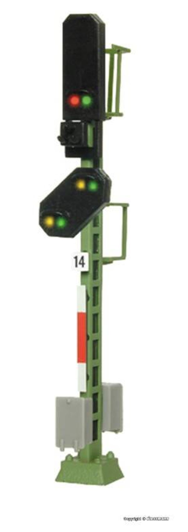 Viessmann 4414 N Licht-Blocksignal mit Vorsignal