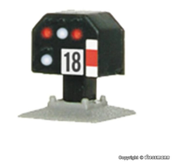 Viessmann 4418 N Licht-Sperrsignal, nieder