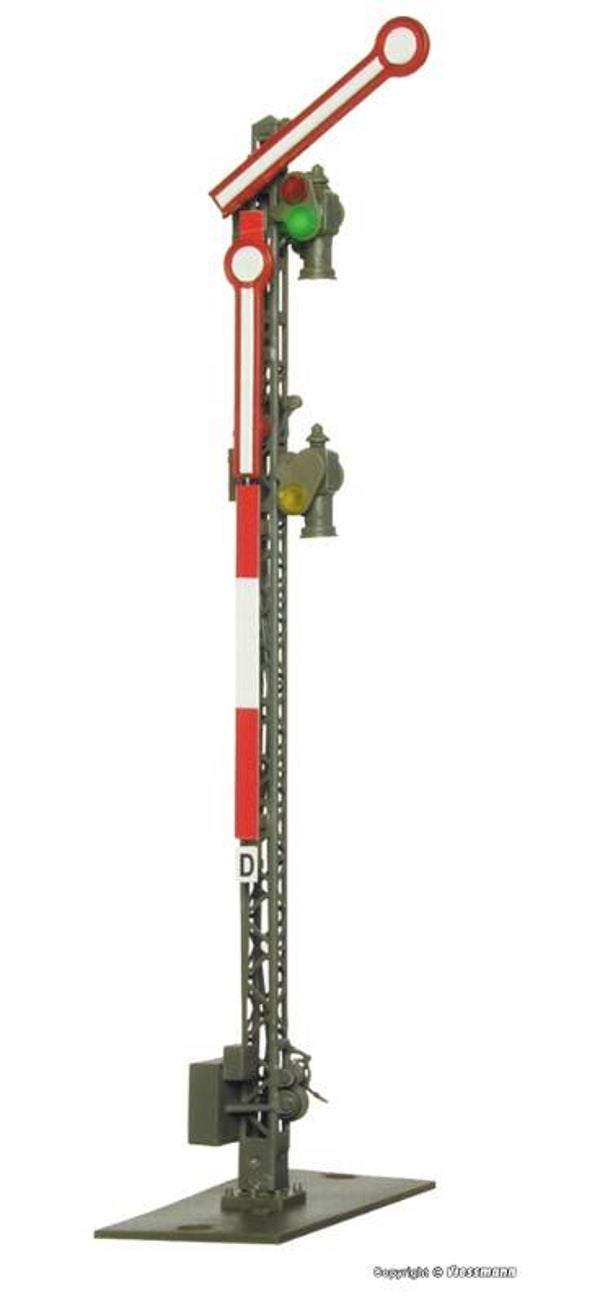 Viessmann 4503 H0 Form-Hauptsignal mit 2 ungekoppelten Flügeln und Langsamfahrfunktion