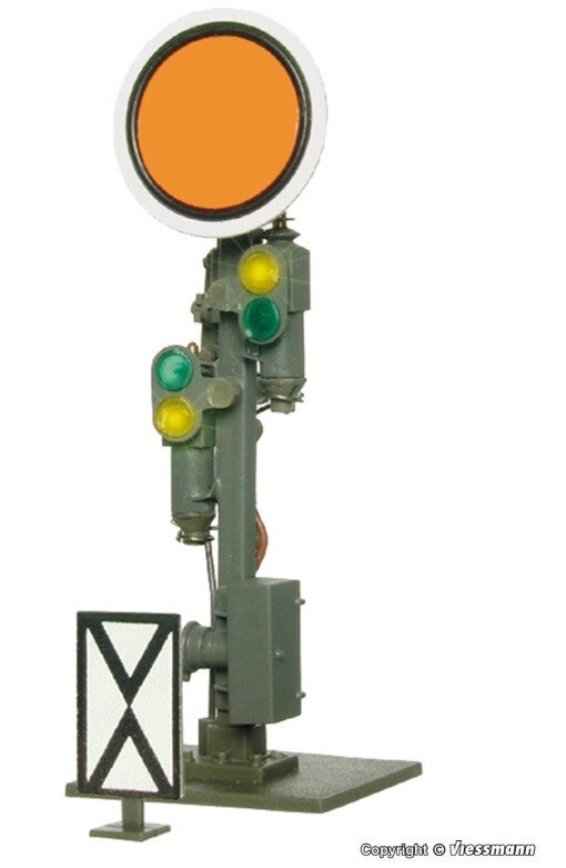 Viessmann 4509 H0 Form-Vorsignal, Scheibe beweglich