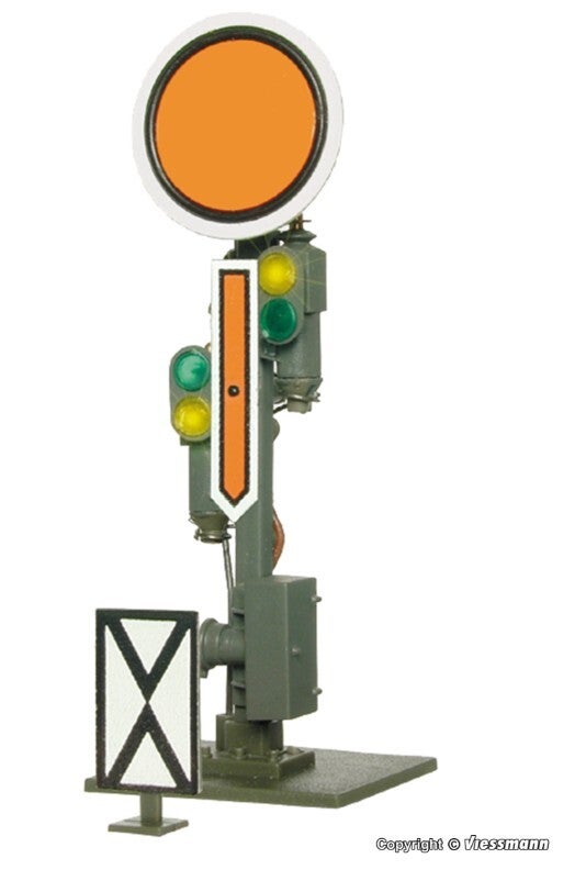 Viessmann 4510 H0 Form-Vorsignal, Scheibe starr, Flügel beweglich
