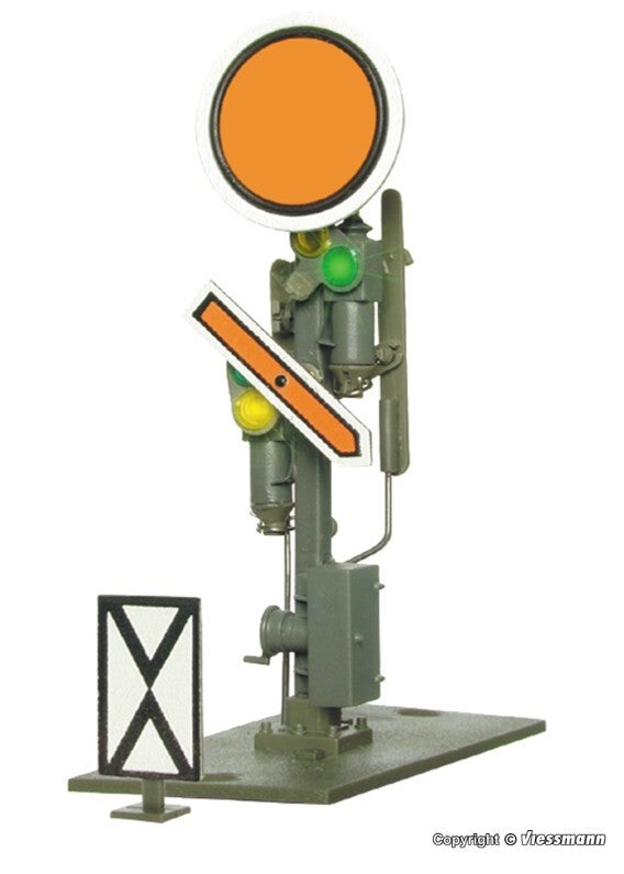 Viessmann 4511 H0 Form-Vorsignal, Scheibe und Flügel beweglich