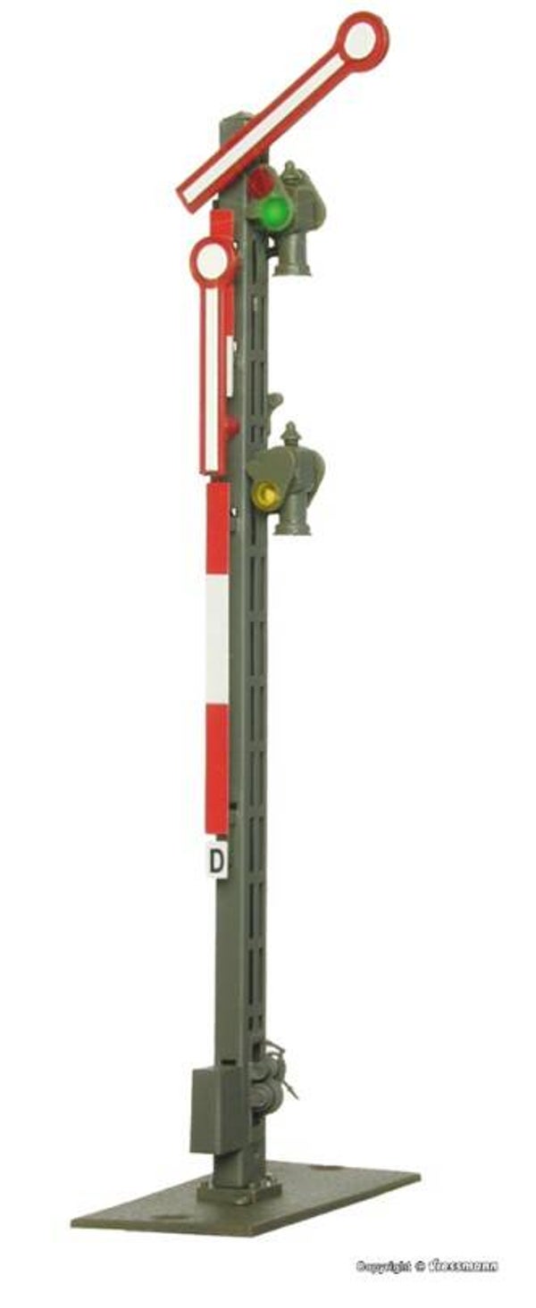 Viessmann 4532 H0 Form-Hauptsignal Schmalmast, mit 2 ungekoppelten Flügeln