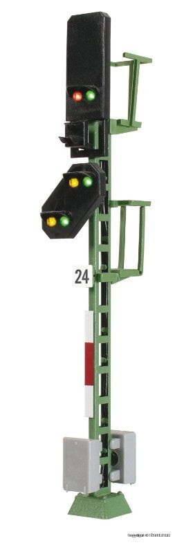 Viessmann 4724 H0 Licht-Blocksignal mit Vorsignal und Multiplex- Technologie