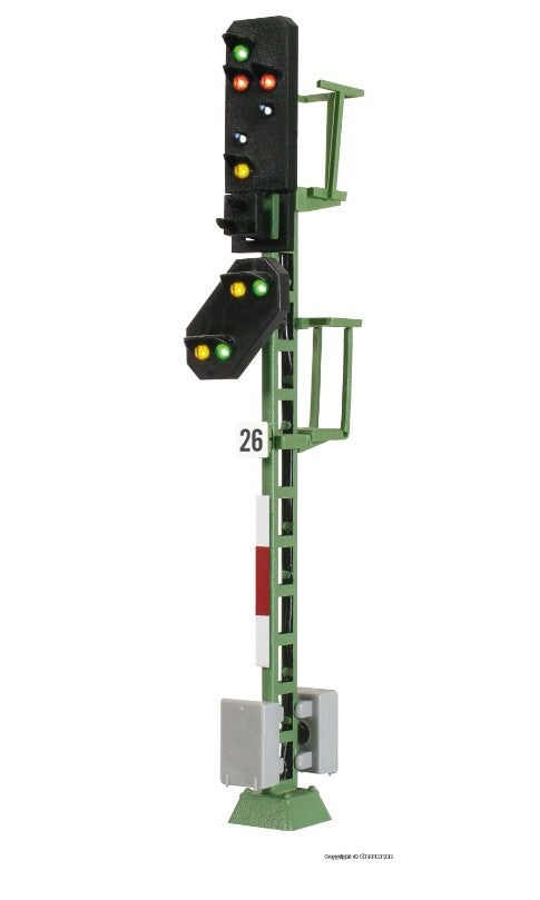 Viessmann 4726 H0 Licht-Ausfahrsignal mit Vorsignal und Multiplex -Technologie