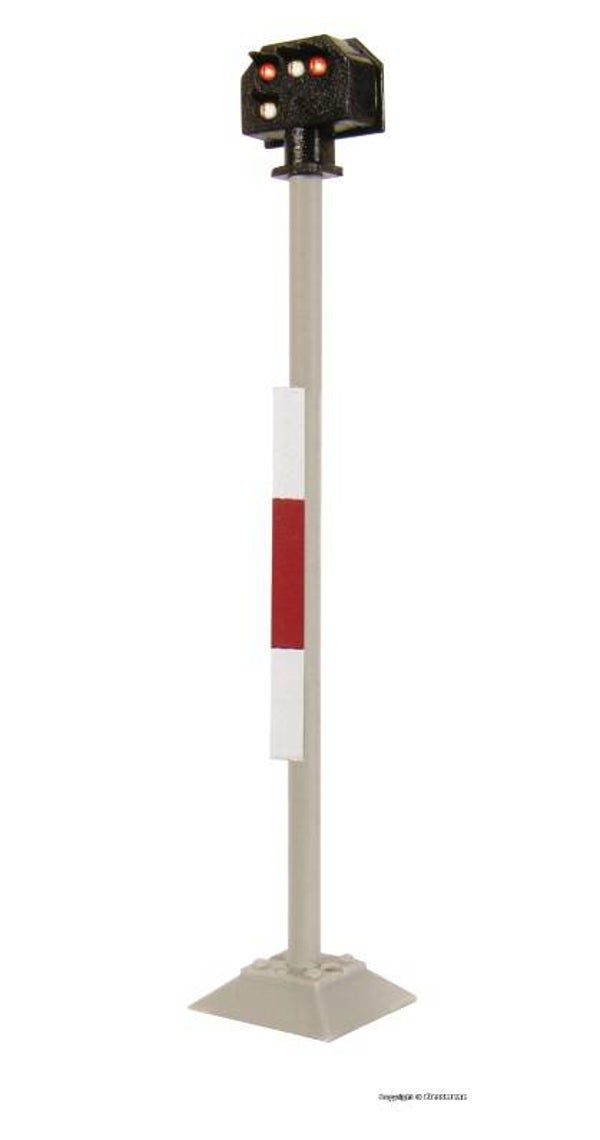 Viessmann 4727 H0 Licht-Sperrsignal, hoch, mit Multiplex- Technologie