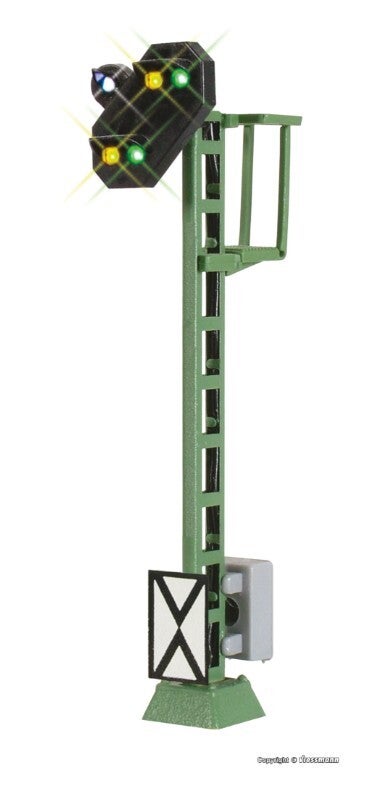 Viessmann 4730 H0 Licht-Vorsignal mit Kennlicht und Multiplex- Technologie