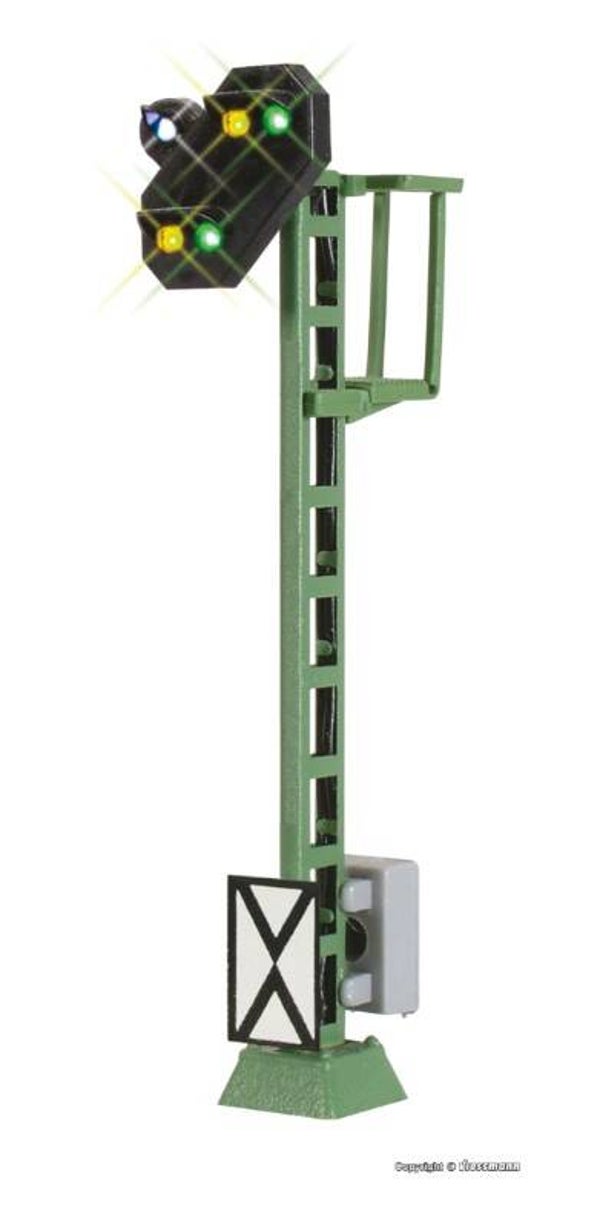 Viessmann 4730 H0 Licht-Vorsignal mit Kennlicht und Multiplex- Technologie
