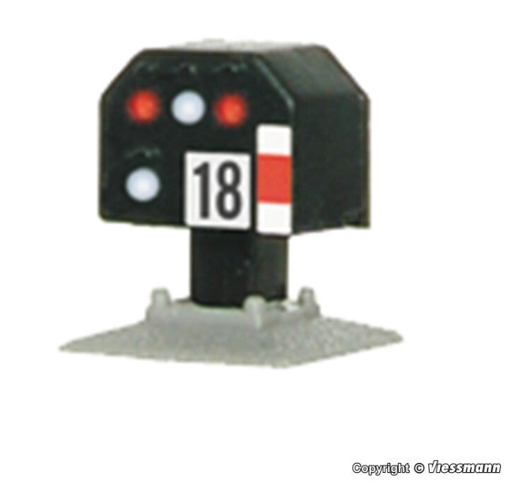 Viessmann 4818 Z Licht-Sperrsignal, nieder