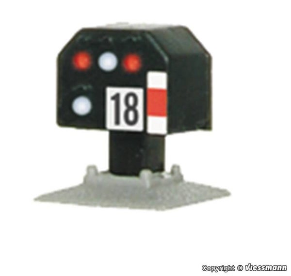 Viessmann 4818 Z Licht-Sperrsignal, nieder