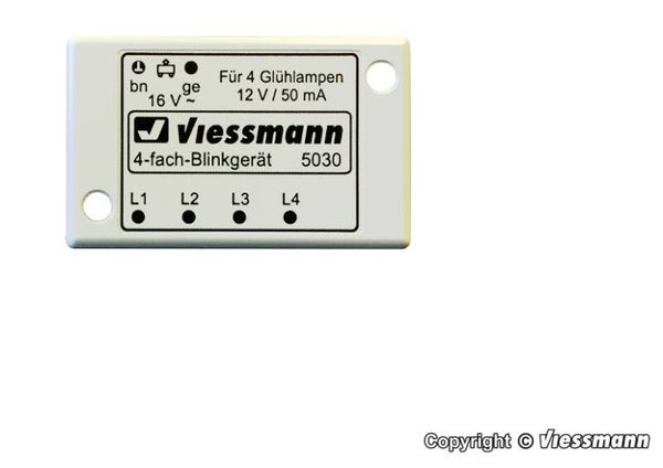 Viessmann 5030 H0 Vierfach-Blinkelektronik