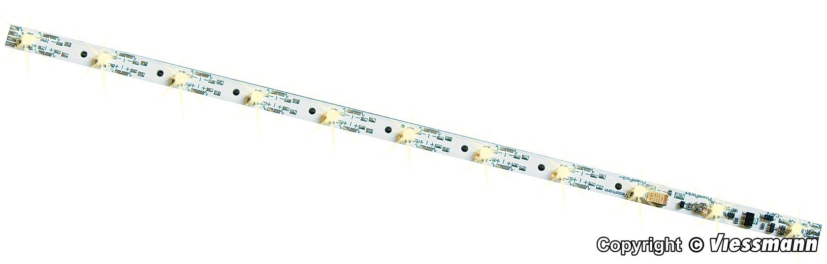 Viessmann 5050 H0 Waggon-Innenbeleuchtung, 11 LEDs warmweiß