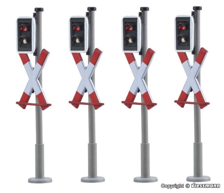 Viessmann 5057 H0 Bahnübergang-Sicherung EBÜT 80