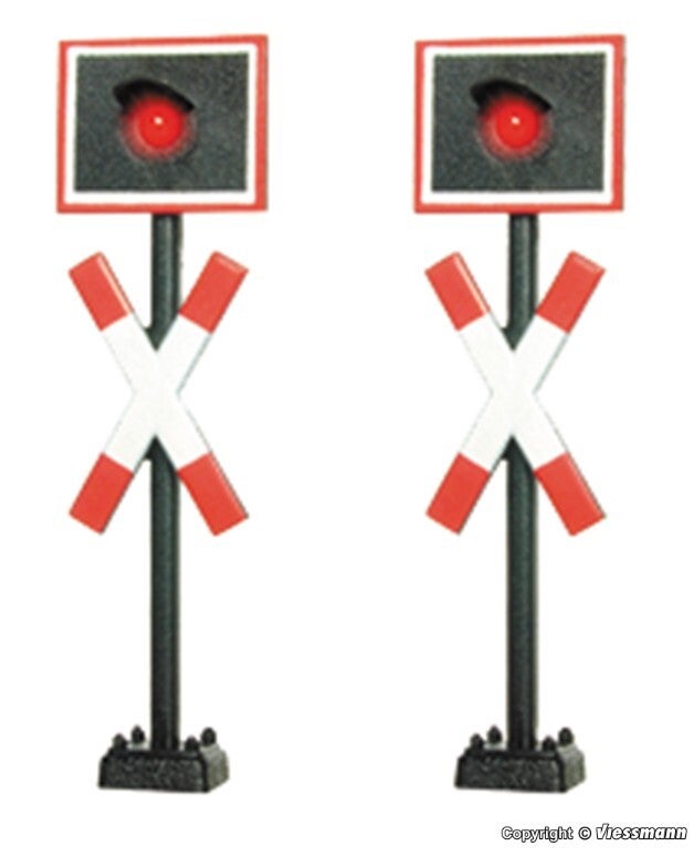 Viessmann 5058 H0 Andreaskreuze, 2 Stück