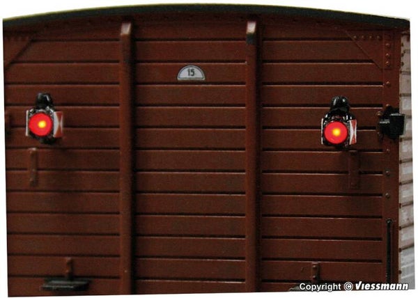 Viessmann 5069 H0 Zugschlusslaternen mit LED, 2 Stück