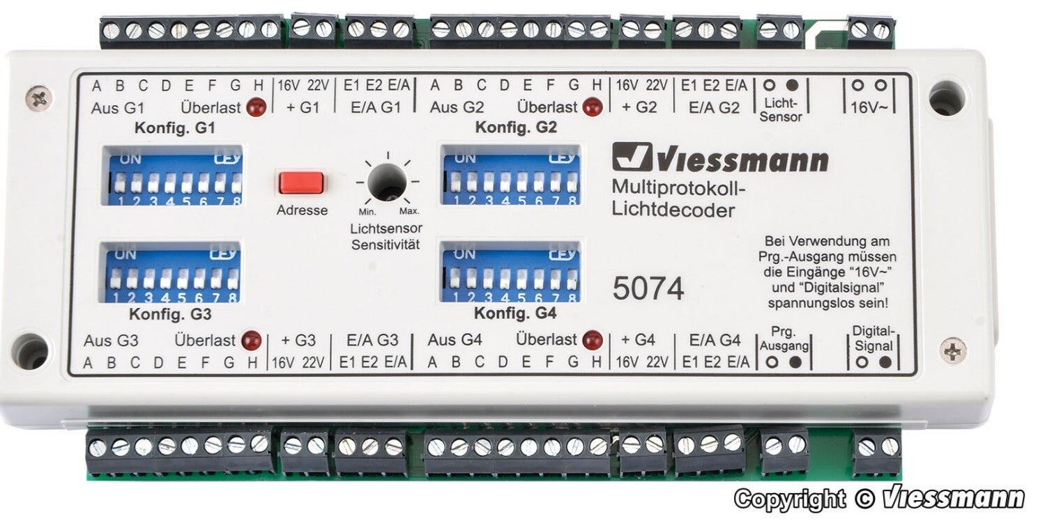 Viessmann 5074 Multiprotokoll-Lichtdecoder