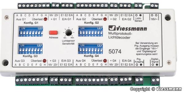 Viessmann 5074 Multiprotokoll-Lichtdecoder