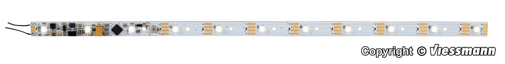 Viessmann 5078 H0 Waggon-Innenbeleuchtung, 11 LEDs weiß, mit Funktionsdecoder