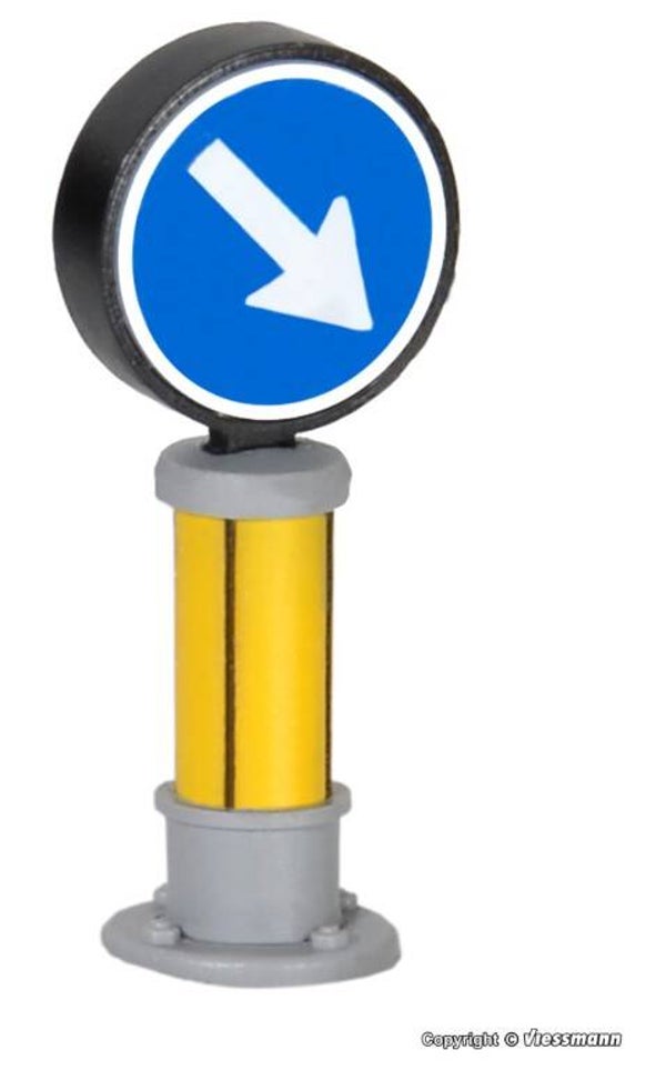 Viessmann 5085 H0 Verkehrszeichen 222 mit LED-Beleuchtung