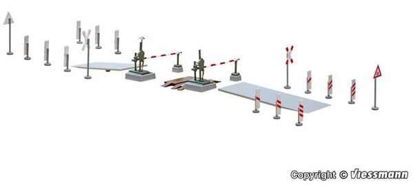 Viessmann 5100 H0 Bahnschranke, vollautomatisch