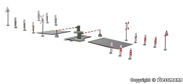 Viessmann 5108 H0 Bahnschranke EBÜT 80, vollautomatisch