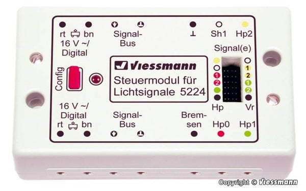 Viessmann 5224 Steuermodul für Lichtsignale digital/analog
