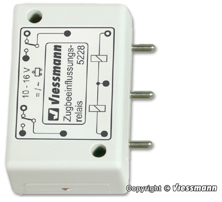 Viessmann 5228 Zugbeeinflussungsrelais, bistabil, 2 x 1UM, negativer Schaltimpuls