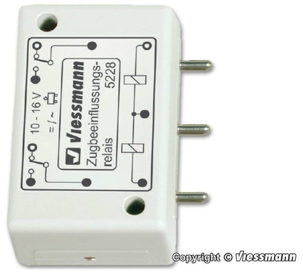Viessmann 5228 Zugbeeinflussungsrelais, bistabil, 2 x 1UM, negativer Schaltimpuls