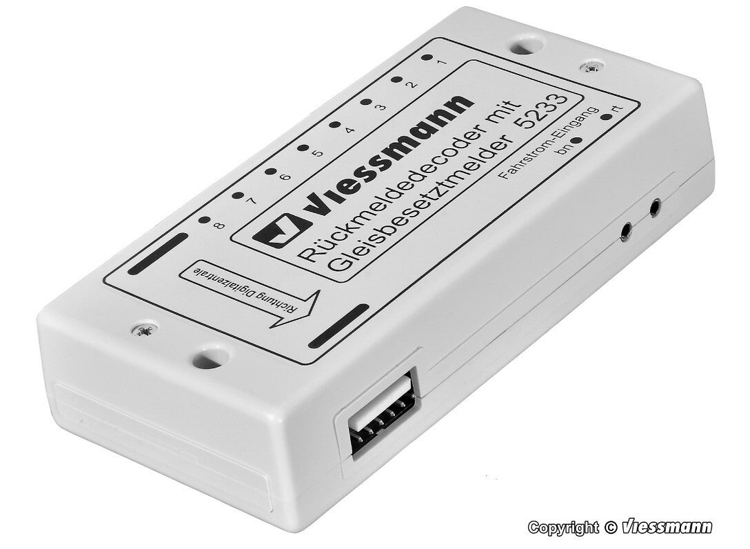 Viessmann 5233 Rückmeldedecoder mit Gleisbesetztmelder