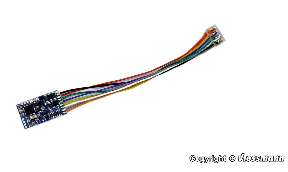 Viessmann 5245 H0 Lokdecoder mit Schnittstellenstecker 8-polig