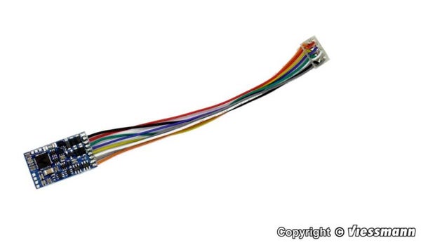 Viessmann 5245 H0 Lokdecoder mit Schnittstellenstecker 8-polig